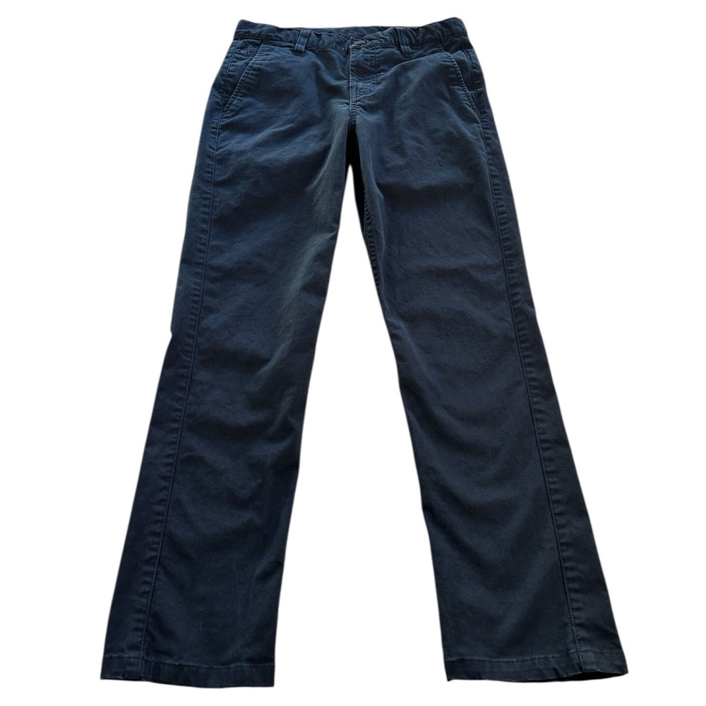 Element Pants Straight Leg Chino Adjustable Waist Navy Boys Size Medium 12